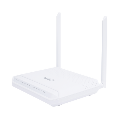 ONU GPON WiFi (2.4/5 GHz), 2 Antenas de 5 dBi, Compatible con OLTs de Terceros, MIMO 2x2, 4 puertos Gigabit + 1 POTS + USB, conector SC/UPC, (Gestión WAN desde la Interfaz de la ONU)