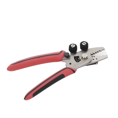 Desforradora de Fibra Óptica 9 en 1 / Desforradora de 3 Posiciones  / Tijeras / Limpiador de algodón para Hilo de Fibra Óptica / Cortadora de Cable Mensajero