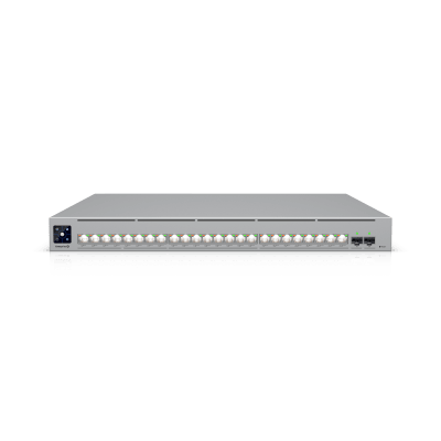 Enterprise Campus 24 PoE, Switch Empresarial Etherlighting™ PoE+++ Capa 3 de 24 Puertos (16 x 10 GbE y 8 x 2.5 GbE)  y 2 Puertos SFP28 de 25 G de Alta Disponibilidad
