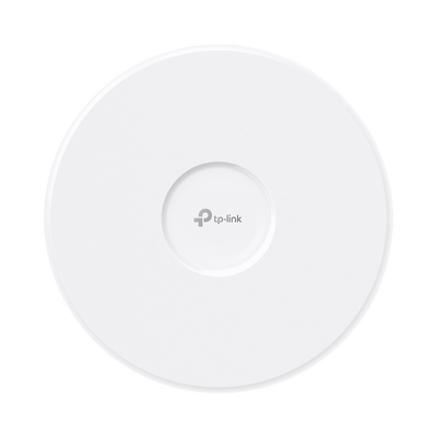Punto de Acceso Omada / Wi-Fi 7 BE9300 MU-MIMO 2x2 / 1 Puerto 10 Gbps / Mesh Omada / Operaciones Multiencale (MLO) / Configuración por Controlador o Stand-Alone / Para Montaje en Techo/pared / Alimentación PoE+