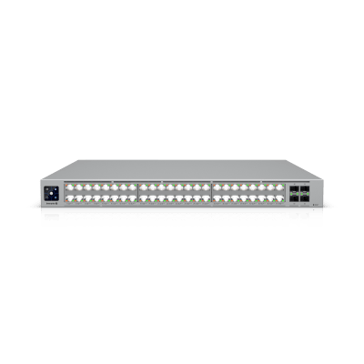 Enterprise Campus 48 PoE, Switch Empresarial Etherlighting™ PoE+++ Capa 3 de 48 Puertos (32 x 10 GbE y 16 x 2.5 GbE) y 4 Puertos SFP28 de 25 G de Alta Disponibilidad