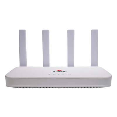ONU GPON/EPON con Wi-Fi 6 AX1500 / Wi-Fi Doble banda 2.4 y 5 GHz / 4 Puertos Gigabit / Puerto PON SC/APC