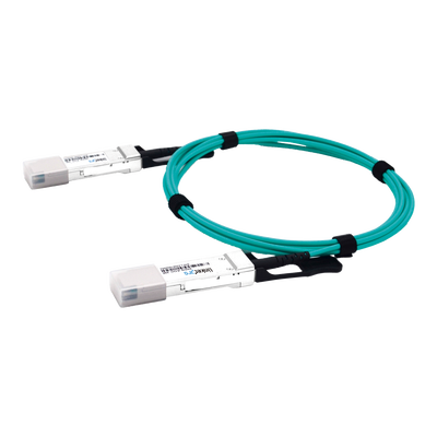 Cable AOC QSFP56 de 200 Gbps a 200 Gbps / Cable de fibra óptica Activo / Longitud: 1 metro