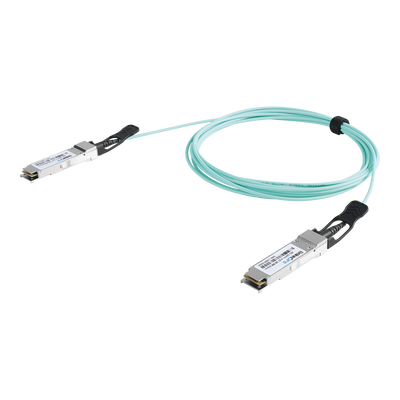 Cable AOC QSFP+ de 40 Gbps a 40 Gbps / Cable de fibra óptica Activo / Longitud: 3 metros