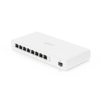 UISP Router Gigabit PoE Pasivo con 8 Puertos para Implementaciones MicroPoP y Redes Seguras