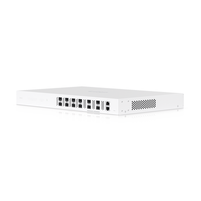 Ubiquiti UISP Fiber OLT XGS — Terminal de línea óptica (OLT) de 8 puertos, 10 Gbps de subida y bajada, capacidad para 2,000+ suscriptores