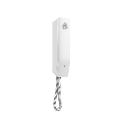 Teléfono IP para Hoteles / Altavoz HD en Bocina / 2 Cuentas y Líneas SIP / 10 Teclas de Marcación Rápida / 3 Teclas Programables / Wi-Fi de Doble Banda / Gestión con GDMS / Color Blanco /