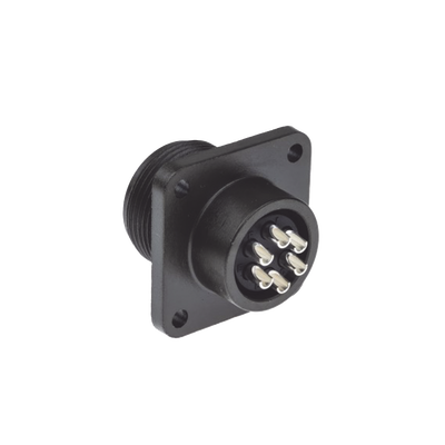 Conector Hembra Circular  de 6 Terminales para uso Rudo, Amphenol