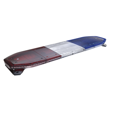 Barra de luces LED de 48", 216 LED, Dual Color, Programable,  Rojo/Azul/Ámbar/Claro, Ideal para Equipar Unidades de Seguridad Publica con Domos Rojo, Claro y Azul