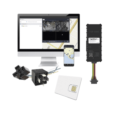 Kit Dispositivo TLW26BL para localización para vehículos / Conectividad 4G LTE y BLE 5.0 / Diferentes tipos de notificaciones / Corte y restablecimiento de energía / Relay + EPCOMGPSCODE + SIM500MB2Y