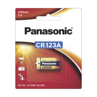 Batería de litio PANASONIC / 3 Vcc /1,550 mAh / Aplicación en transmisores de alarma inalámbricos/ Con empaque
