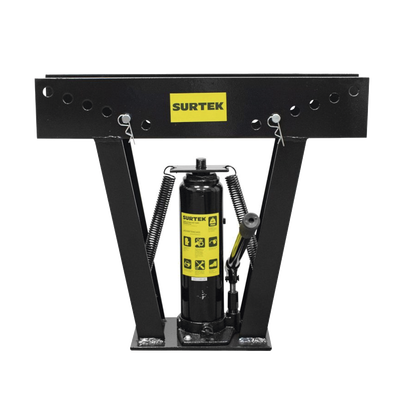 Doblatubos hidráulico de 1/2" a 2" incluye dados con medidas, capacidad 12 toneladas.