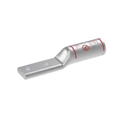 Zapata de compresión Aluminio LAB750-12-24R para cal. 750 Kcmil, Doble barreno para tornillo prisionero de 1/2, Espaciado de orificio 44.45mm, 1 Pz