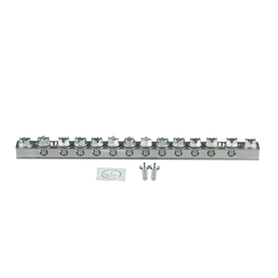 Barra de conexión a tierra STRUCTUREDGROUND™ Cal 14 a 4 Awg, 12 Barrenos