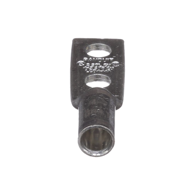 Zapata de compresión LCD4-14A-L para cal. 4 Awg, Doble barreno para tornillo prisionero de 1/4, Espaciado de orificio 16mm, 1 Pz