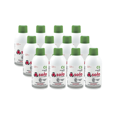 Paquete De 12 Latas De Gas Genuino De Monóxido De Carbono CO De Uso Manual o Dispensadores SOLO-330/SOLO-332