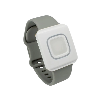 ALULA - Collar Panico Alula / Inalambrico / Tres IDs de Sensor / Montaje en Muñeca, Cuello, Cinturón y Superficie