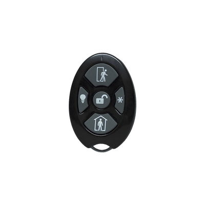 ALULA - Control Remoto de Seguridad Cinco Botones / Compatible con Automatización del Hogar / Encriptación Inalámbrica / Indicador de Batería Baja