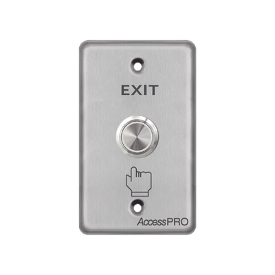 Botón de Cabeza Plana / Exterior IP65 / Estético / NO y COM