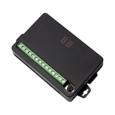 Receptor RF de 4 Canales / Alcance Hasta 150 Metros o 300 Metros con Antena (Opcional) / Pulso Temporizado 0.5-99 Segundos o 1-99 Minutos