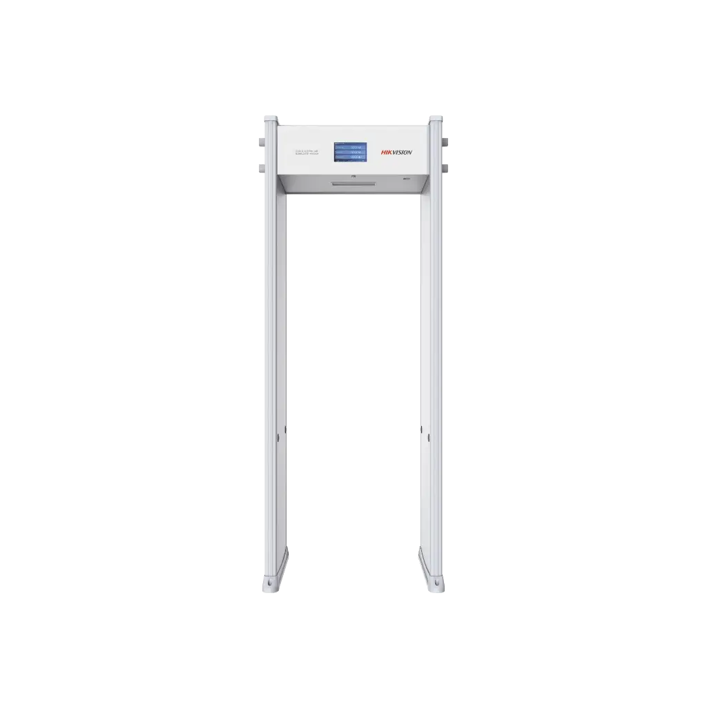 Arco Detector de Metales de 18 Zonas con Pantalla LCD de 7" / Conteo de personas y Alarmas / Ajuste de Sensibilidad e Interferencias / Mejora Anti-Interferencia