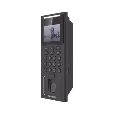 Terminal Facial Min Moe WIFI con Batería de Respaldo / Administrable por Smartphone o Nube /  Acceso y Asistencia /500 Rostros y Lector de Tarjetas MIFARE / 3,000 Huellas / 3,000 Tarjetas / HIK-IA