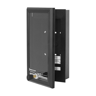 Caja de Montaje para Anunciadores Serie ACS de NOTIFIER / Puerta de Vidrio y Cerradura con Llave