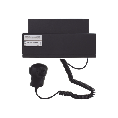 Chasis Con Micrófono / Compatible con DVC-EM de NOTIFIER / Color Negro