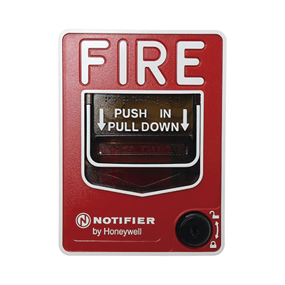 Estación Manual de Emergencia Inalámbrica / Protocolo FlashScan® de NOTIFIER / Incluye Baterías / Texto en Inglés