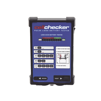 Probador De Baterías De Plomo-Acido Para Identificar Baterías Débiles o En Falla, Incluye Funda, Es Ideal Para Sus Mantenimientos De Sistemas De Seguridad