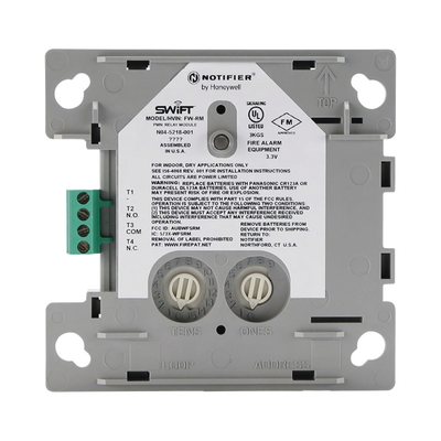 Módulo Relevador Inalámbrico/ Protocolo FlashScan® de NOTIFIER / Incluye Baterías