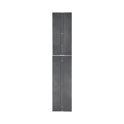 Tapa Final de Fila, Para Organizador Vertical PE2V PatchRunner™ 2, de 45 UR, Color Negro