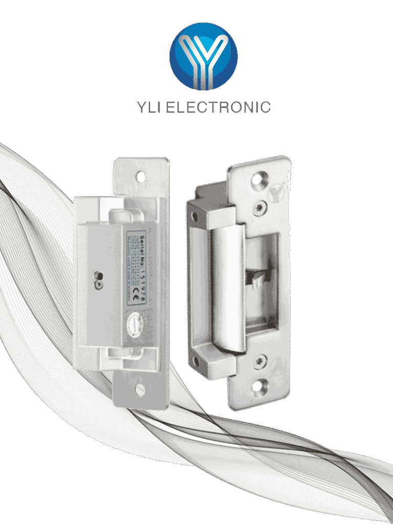 YLI YS138S - Cerradura Eléctrica para Control de Acceso  Señal Ajustable NO/NC  Voltaje Dual 12VDC/24VDC