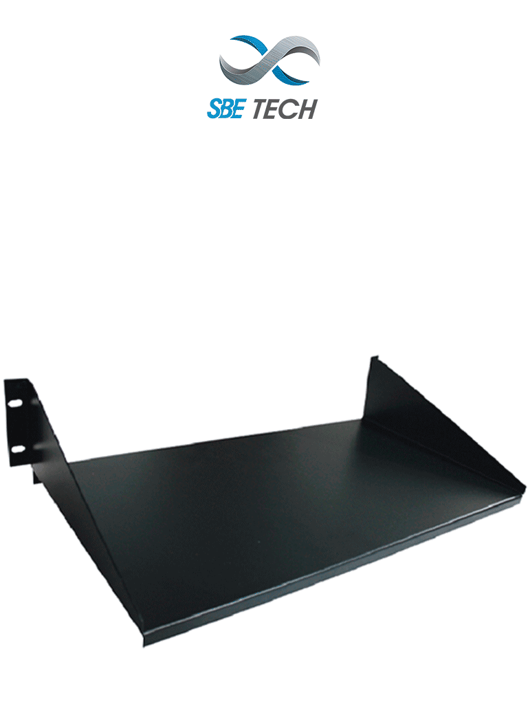 SBETECH SBE-C1914 - Charola para rack fija 14" (35.56 cm)  de profundidad 2 UR