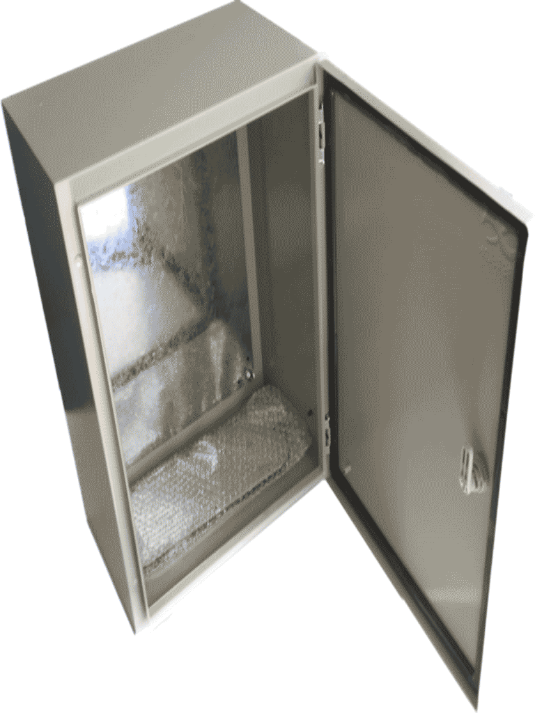 SBE TECH SBE-806030 Gabinete metálico / Alto 80.0 cm / Ancho 60.0 cm / Profundidad 30.0 cm / grado IP 65 NEMA 4