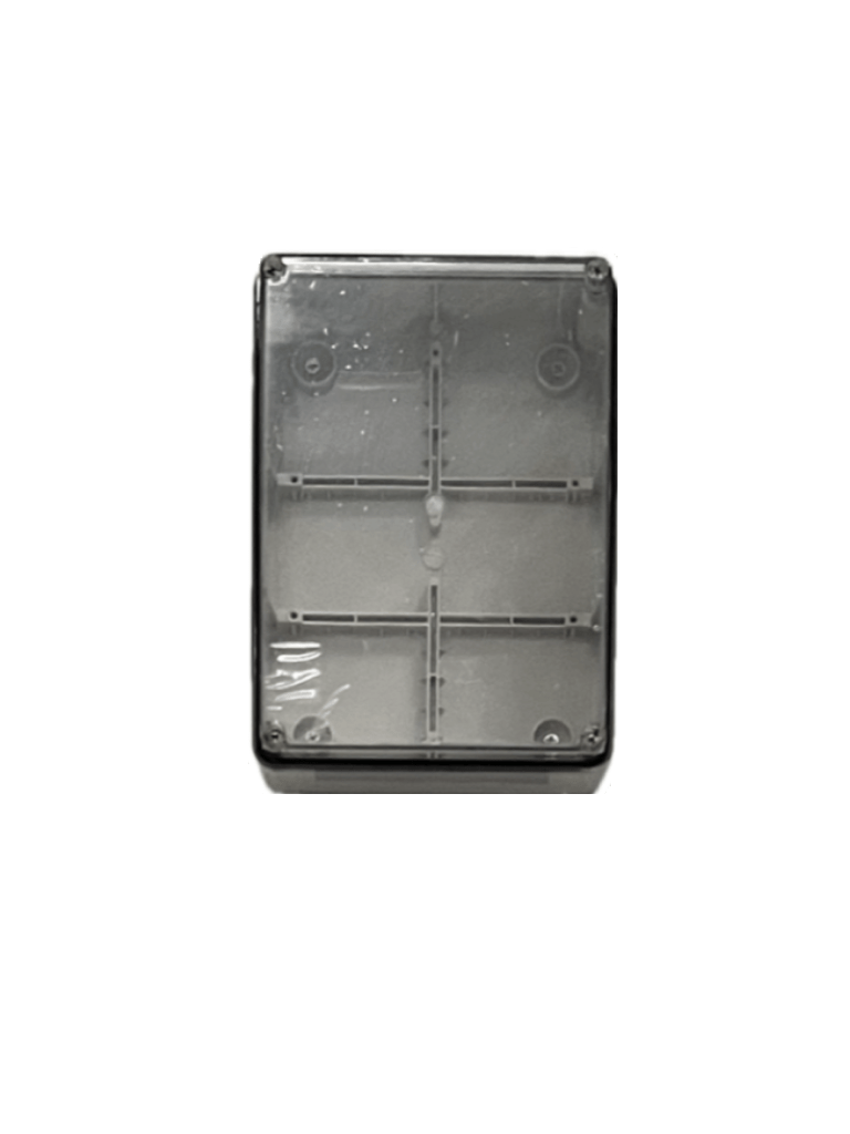 SBE TECH SBE-TR25015013 - Gabinete plástico con tapa transparente , 20 x 20 x 13 cm multiusos con grado de protección IP66, fabricada en material autoextinguible y resistente a la abrasión