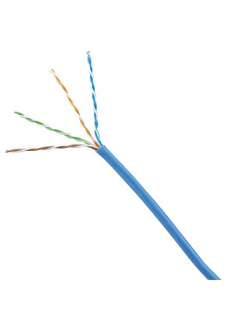PANDUIT NUC5C04BUC - CABLE UTP NETKEY/ CAJA DE 1,000 Pies (305 METROS) /100% COBRE/ 4 PARES/ 24 AWG / Categoría 5e / Azul