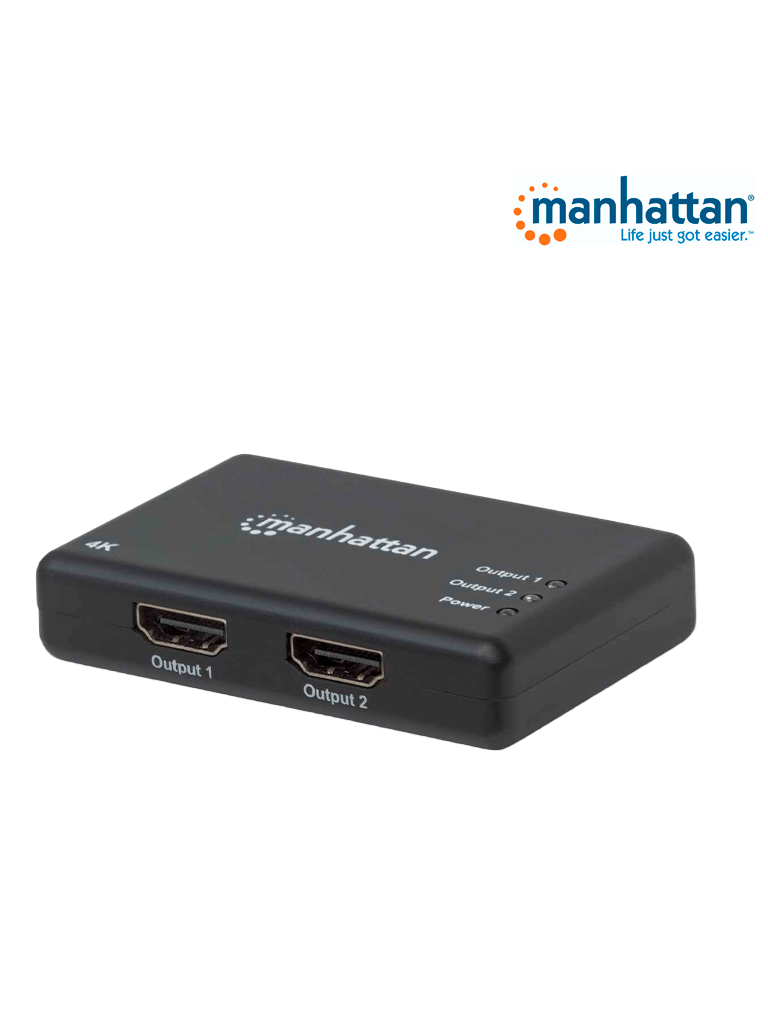 MANHATTAN 207669 - Video Splitter / HDMI / 4k@30Hz / 1 in:2 out, AC