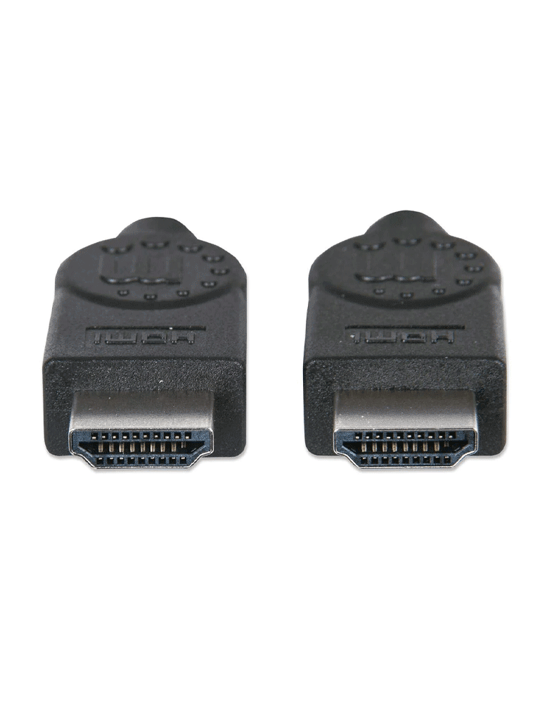 MANHATTAN - 306133 - Cable HDMI de Alta Velocidad / 4K@30Hz, 3D, HDMI Macho a HDMI Macho, Blindado, Negro, 5 m (16.5 ft.)