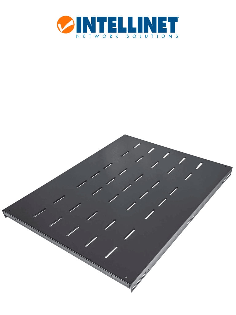 INTELLINET 712576 - Charola Gabinete / 19" / 1U / Fija / 62cm / Ventilada / 100kg