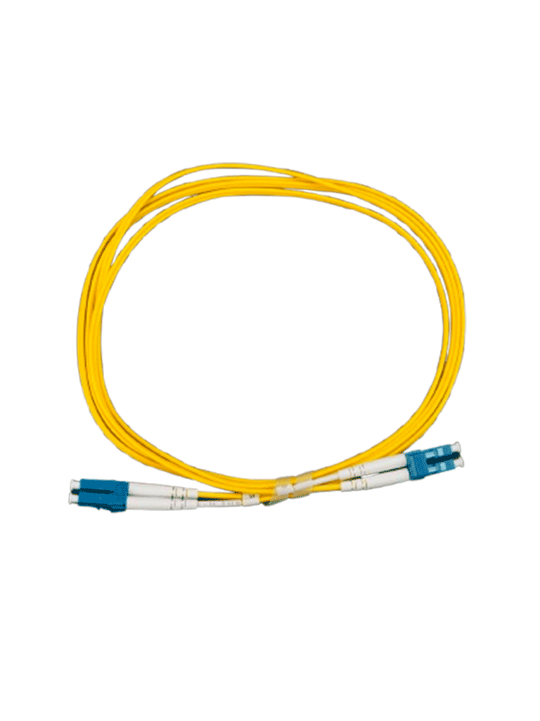 TCE  - LMN-FO-LCU-LCU-02 - Jumper LC-LC Monomodo / UPC / duplex 2 mm / 2 metros / Amarillo