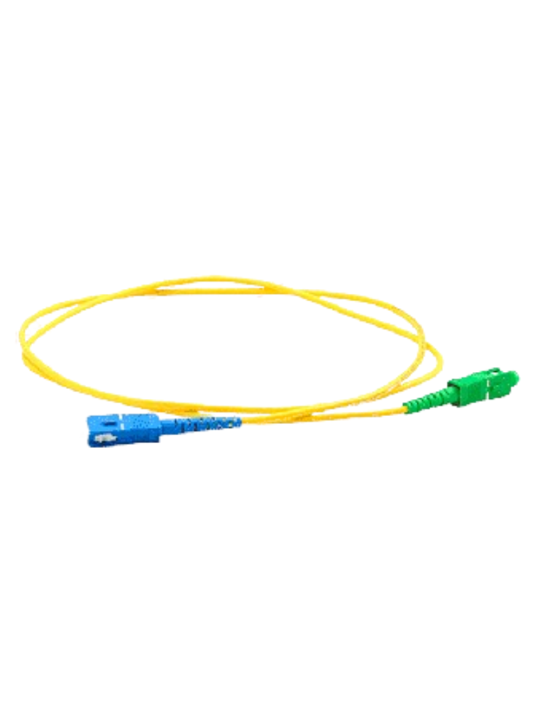 TCE  - LMN-FO-SCU-SCA-01 - Jumper SC UPC-SC APC Monomodo / Simplex 2 mm / 1 metro / Amarillo