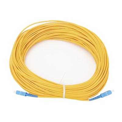 Jumper de Fibra Óptica Monomodo SC/UPC-SC/UPC Simplex de 40 metros,  3mm