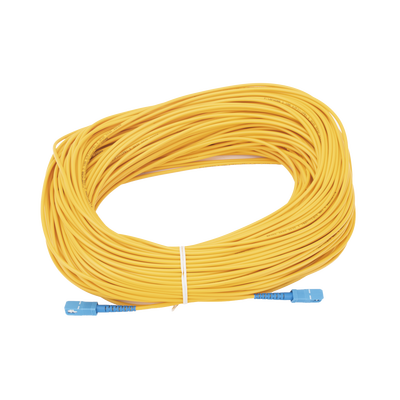 Jumper de Fibra Óptica Monomodo SC/UPC-SC/UPC Simplex de 80 metros,  3mm