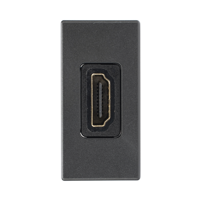 Módulo HDMI Hembra - Hembra Color Grafito / (K129B/14)