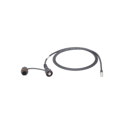 Patch Cord Cat6A IndustrialNet, UTP, Con Plug Industrial y Tapa en un Extremo, 1 Metro