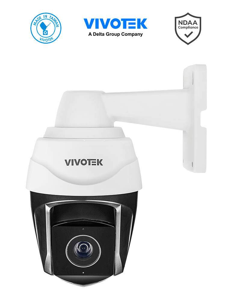 VIVOTEK SD9368-EHL - Cámara IP PTZ Exterior de 2 MP, con Zoom Óptico 40x, también con Smart IR 250m, Protección Nema4X/IP66/IK10, EIS, WDR Pro, Smart Tracking y Ciberseguridad Trend Micro, certificado NDAA, ONVIF y Deep Search.