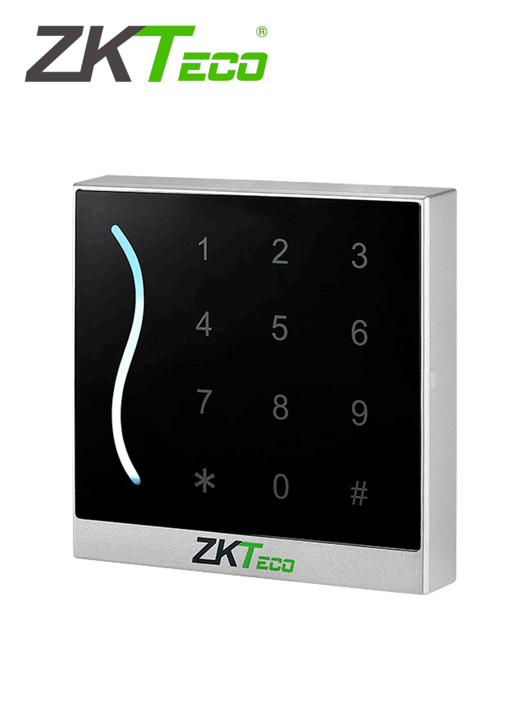 ZKTECO PROID30BE - Lector Esclavo de Tarjetas ID / Frecuencia 125Khz / Green Label / Conexión Wiegand 26 o 34 Ajustable / Teclado Touch / IP65/ Compatible con Paneles C3 e InBio
