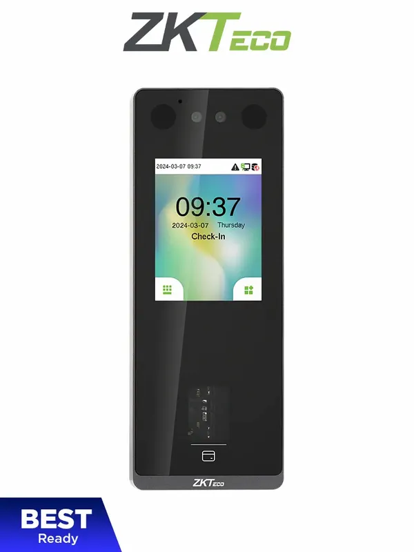 ZKTECO SENSEFACE3A -  Control de Acceso para 3,000 rostros / 6,000 huellas / 6,000 tarjetas ID 125KHz / 150,000 eventos / TCP/IP / IP65 / Compatible con ZKBio Zlink