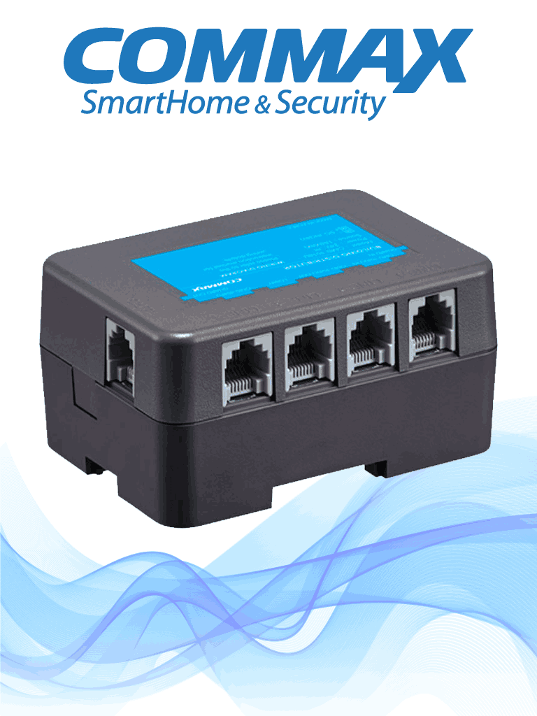 COMMAX CMD101BU - Distribuidor de Piso para sistema de apartamentos con videoporteros compatible con frente cmx104052, permite comunicación con estación de guardia y monitores CMV43A, alimentación con RF2A/  complejo